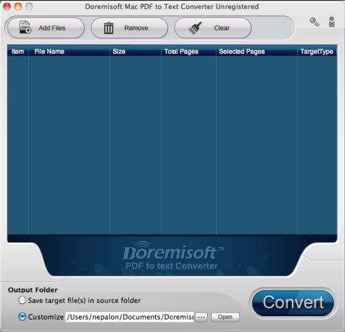 PDF to TEXT Converter for Mac