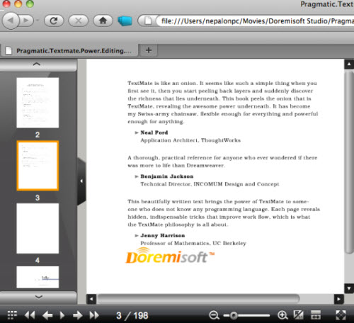 PDF Files to WEB Mac