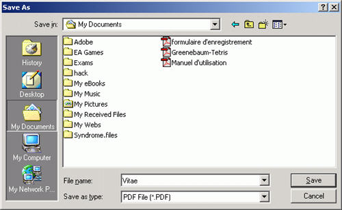 Save PPT to PDF